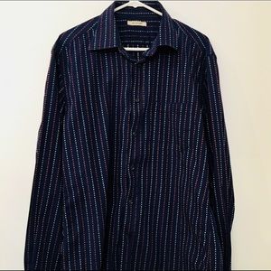 Avignon Men's Button Down Long-Sleeved Shirt XXL